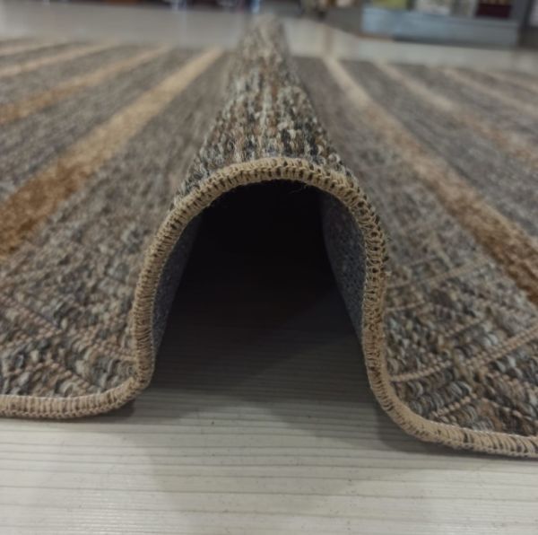 Reform Halı Everest 6605 Kahve Örgü Saçaklı Şönil Kilim Salon Koridor Halısı Yolluk