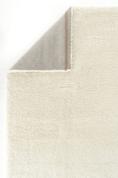 Eko Halı Lotto LT Plain White Yumuşak Dokulu Modern Hav Vermez Shaggy Halı