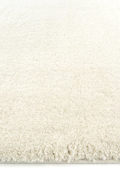 Eko Halı Lotto LT Plain White Yumuşak Dokulu Modern Hav Vermez Shaggy Halı