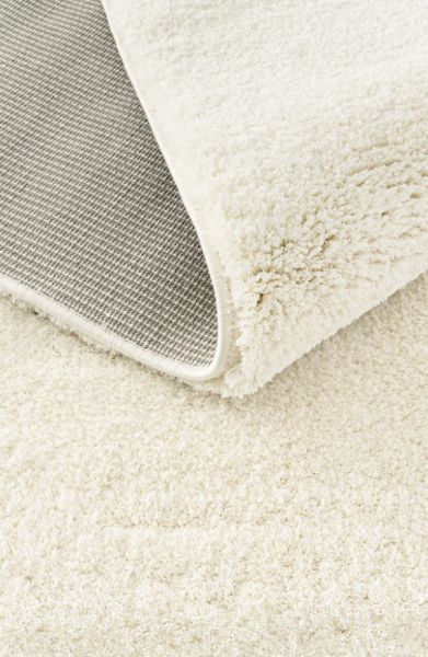 Eko Halı Lotto LT Plain White Yumuşak Dokulu Modern Hav Vermez Shaggy Halı