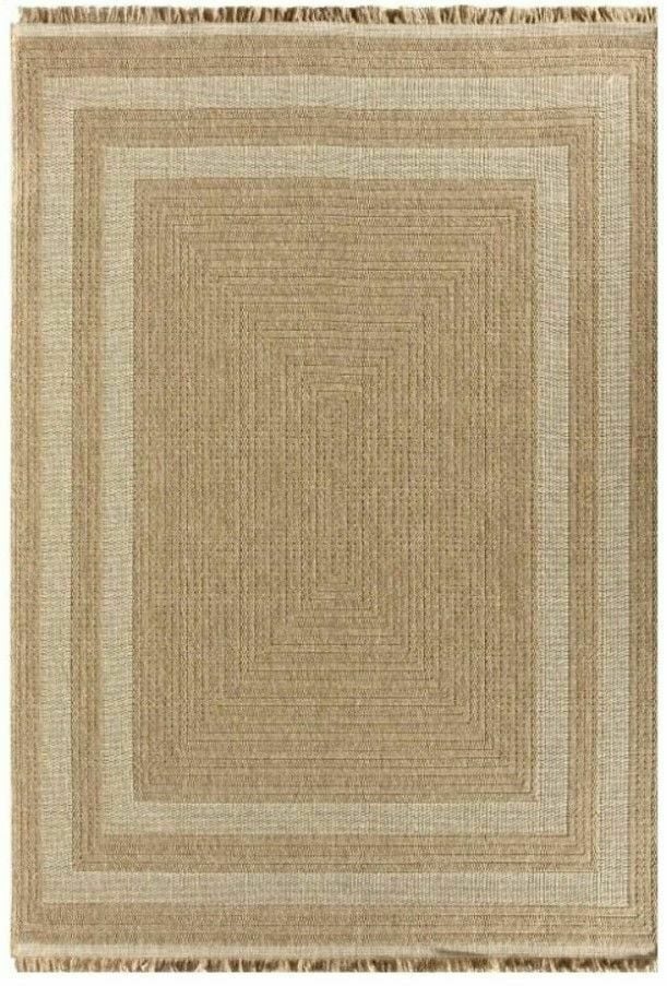 Seyran Halı 671 İndia Modern Jüt Dokulu Modern Kahverengi Halı Hasır Model Yolluk 80x150