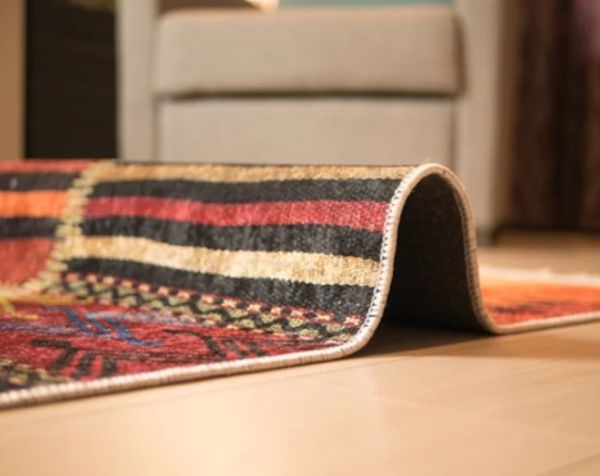 Halımax Dara 193 Yıkanabilir Kaymaz Dokuma Tabanlı Patchwork Multi Modern Halı