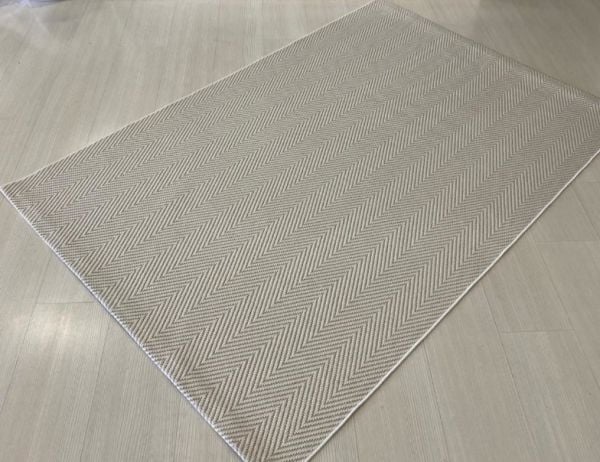 Reform Halı Elit Sisal 7354 Beyaz Sisal Halı Hav Toz Vermez Modern Salon Halısı Yolluk