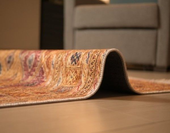 Halımax Dara 196 Yıkanabilir Kaymaz Dokuma Tabanlı Etnik Desenli Multi Modern Halı