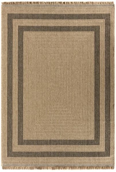 Seyran Halı 668 İndia Modern Jüt Dokulu Modern Kahverengi Halı Hasır Model Yolluk