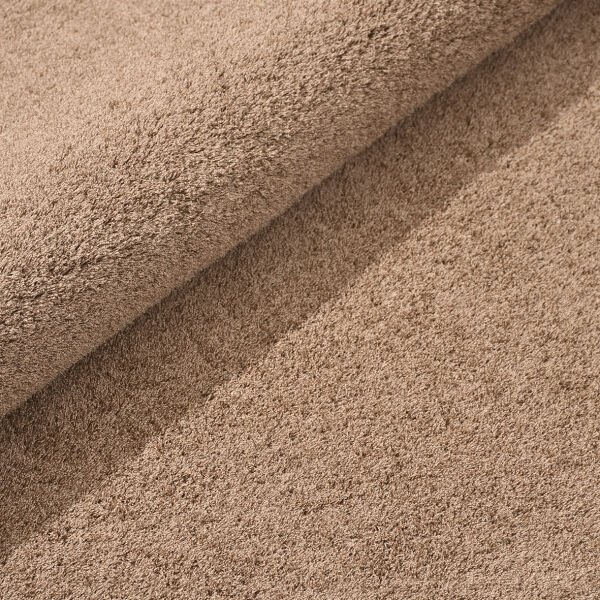 Crea Halı Maris MR080 Shaggy Halı Yumuşak Tüylü Kaymaz Taban Modern Yolluk Salon Halısı Kahverengi My Crea Home