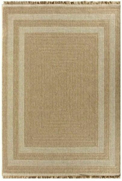 Seyran Halı 668 İndia Modern Jüt Dokulu Modern Kahverengi Halı Hasır Model Yolluk 80x200