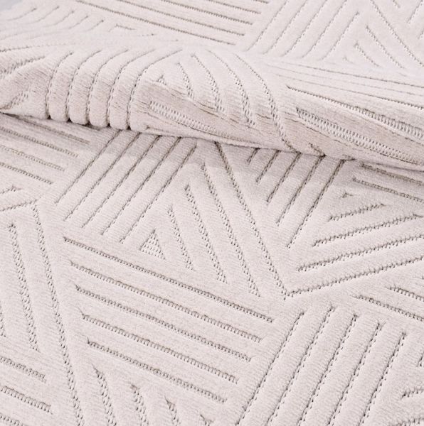 Crea Halı Tuana TY01K Beyaz Kabartmalı Modern Salon Halısı Mutfak Halısı Dekoratif Koridor Halısı My Crea Home