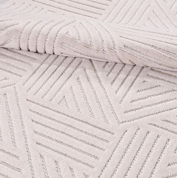 Crea Halı Tuana TY01K Beyaz Kabartmalı Modern Salon Halısı Mutfak Halısı Dekoratif Koridor Halısı My Crea Home