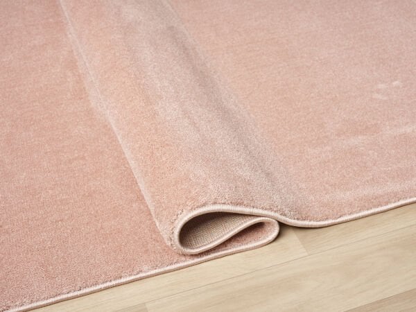 Seyran Halı Bali 4500 Pembe Yumuşak Dokulu Halı Salon Mutfak Koridor Yolluk Dokuma Makine Halısı