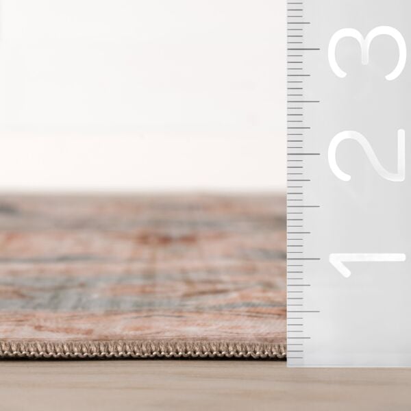 Atelier 505 Dusty Blue  Eskitme Vintage Antre Hol Halısı Etnik Dokuma Otantik Özel Ölçü Yolluk