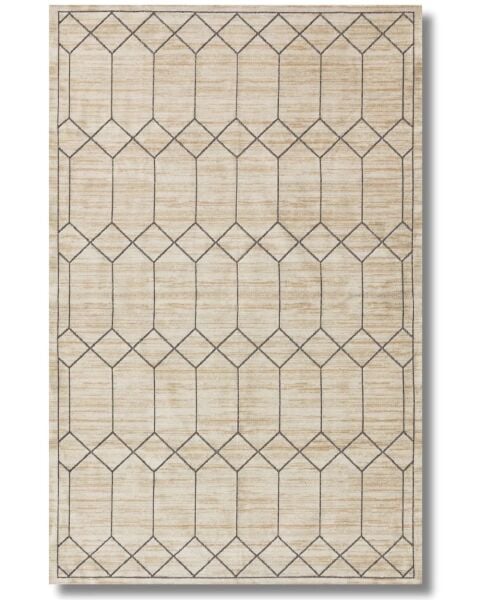 Drom Pamuk Dokuma Taban Makinede Yıkanabilen Kilim Kaymaz Şönil Geometrik Hal