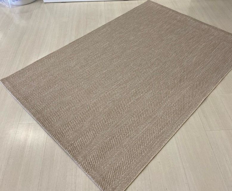 Reform Halı Elit Sisal 7352 Bej Sisal Halı Hav Toz Vermez Modern Salon Halısı Yolluk