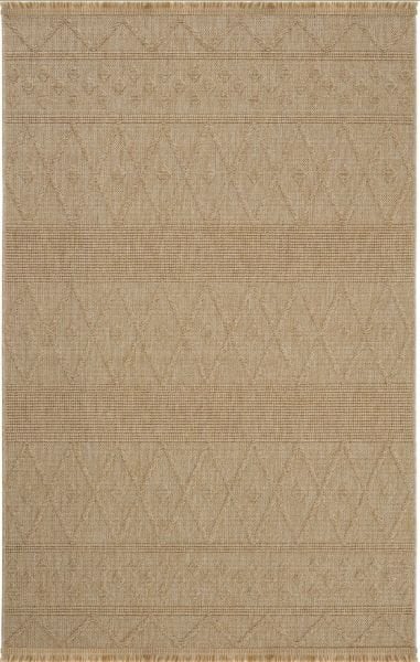 Seyran Halı Loopy 620 Bej Hasır Dokuma Modern Halı Jüt Dokulu Yolluk