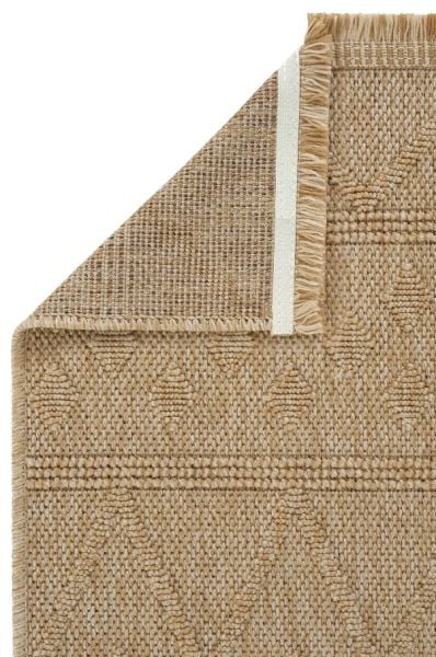 Seyran Halı Loopy 620 Bej Hasır Dokuma Modern Halı Jüt Dokulu Yolluk