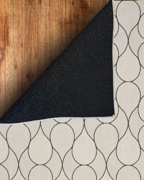 Drom Pamuk Dokuma Taban Makinede Yıkanabilen Kilim Kaymaz Şönil Geometrik Halı