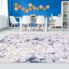 Crea Halı Cosmos Koleksiyonu 7604A Triko Akrilik İplik Modern Dokuma Halı My Crea Home 100x300