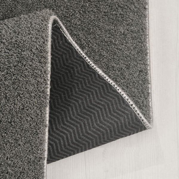 Crea Halı Maris MR121 Shaggy Halı Yumuşak Tüylü Kaymaz Taban Modern Yolluk Salon Halısı Dark Grey My Crea Home