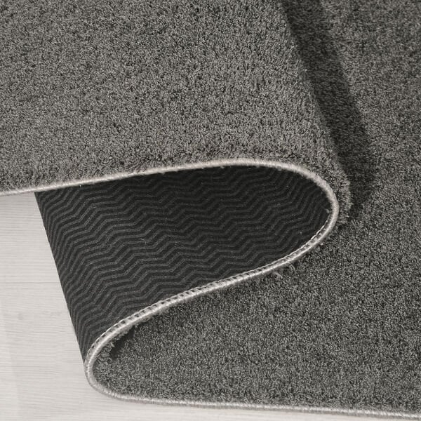 Crea Halı Maris MR121 Shaggy Halı Yumuşak Tüylü Kaymaz Taban Modern Yolluk Salon Halısı Dark Grey My Crea Home