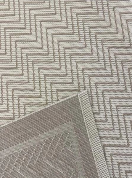 Reform Halı 9717 Bej Beyaz Jüt Sisal Toz Vermez Modern Salon Halısı Yolluk Hol Kilim