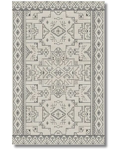 Drom Pamuk Dokuma Taban Makinede Yıkanabilen Kilim Kaymaz Şönil Nordic Modern Halı