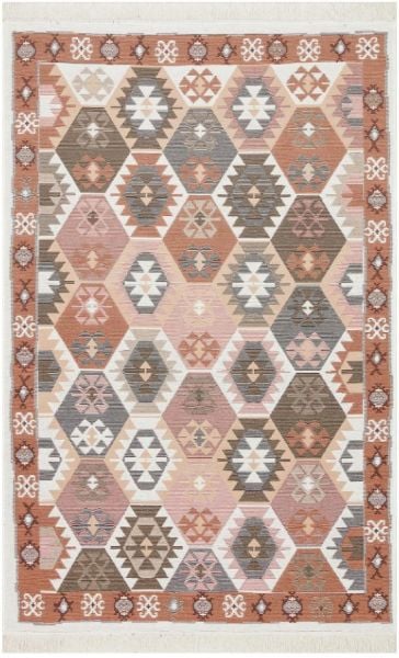 Eko Halı Arya 42 Çift Taraflı Yıkanabilir Multi Kilim Hav Toz Vermez Yolluk Mutfak Halısı