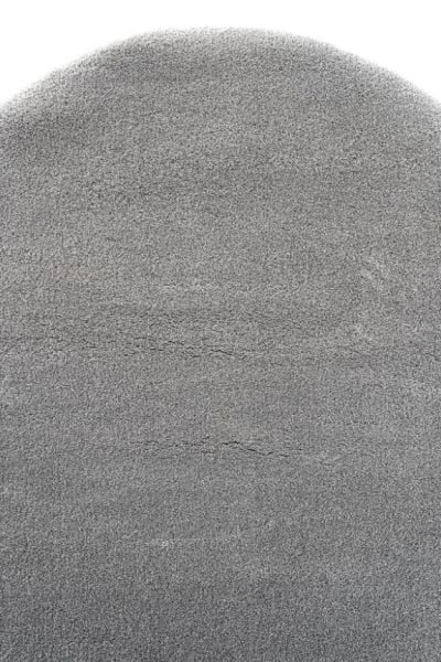 Eko Halı Lotto LT Plain Grey Yumuşak Dokulu Modern Hav Vermez Yuvarlak Shaggy Halı