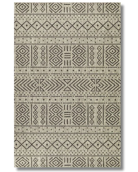 Drom Pamuk Dokuma Taban Makinede Yıkanabilen Kilim Kaymaz Şönil Nordic Modern Halı