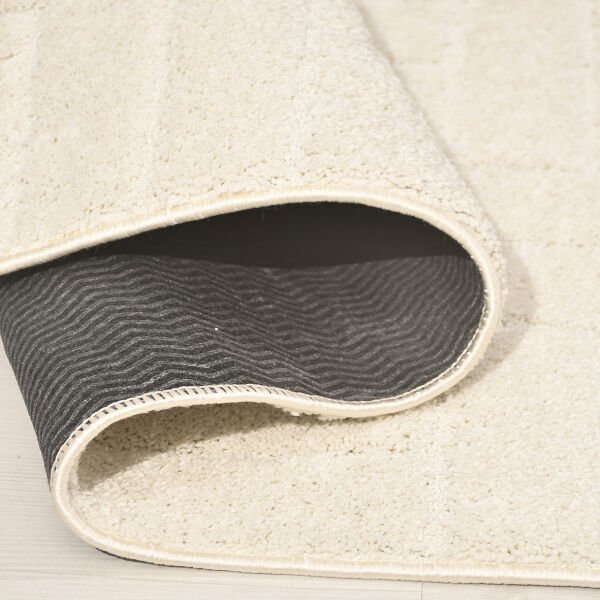 Crea Halı Mood MP1001 Shaggy Halı Yumuşak Tüylü Kaymaz Taban Modern Yolluk Salon Halısı Krem My Crea Home