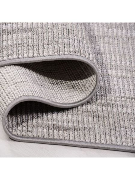 Crea Halı Cunda CE01K Gri Bukle Dokuma Modern Salon Halısı Mutfak Halısı Yolluk