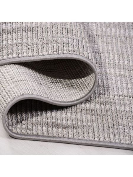 Crea Halı Cunda CE01K Gri Bukle Dokuma Modern Salon Halısı Mutfak Halısı Yolluk