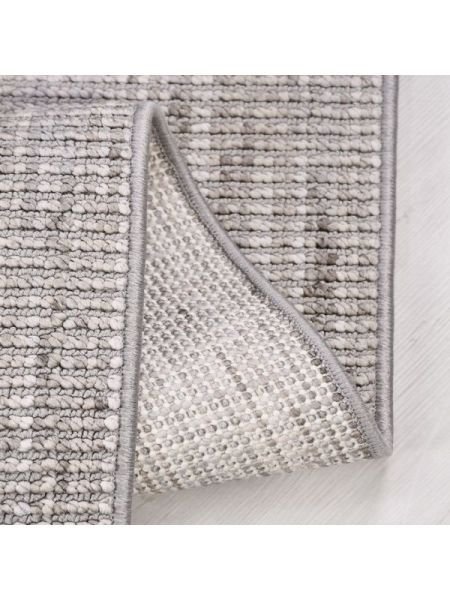 Crea Halı Cunda CE01K Gri Bukle Dokuma Modern Salon Halısı Mutfak Halısı Yolluk