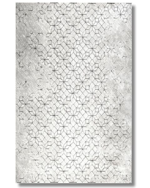 Drom Pamuk Dokuma Taban Makinede Yıkanabilen Kilim Kaymaz Şönil Nordic Modern Halı