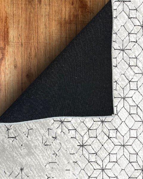 Drom Pamuk Dokuma Taban Makinede Yıkanabilen Kilim Kaymaz Şönil Nordic Modern Halı