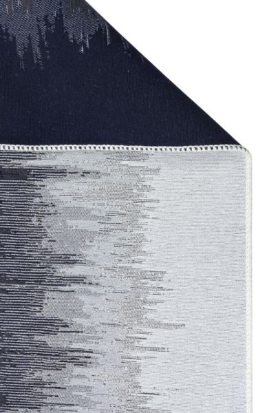 Eo Halı Arya 40 Çift Taraflı Yıkanabilir Siyah Beyaz Kilim Hav Toz Vermez Yolluk Mutfak Halısı