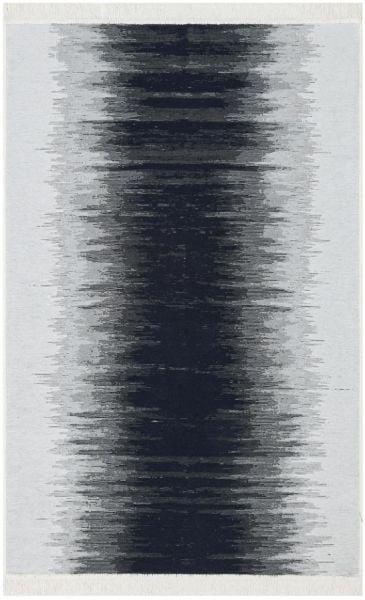 Eo Halı Arya 40 Çift Taraflı Yıkanabilir Siyah Beyaz Kilim Hav Toz Vermez Yolluk Mutfak Halısı