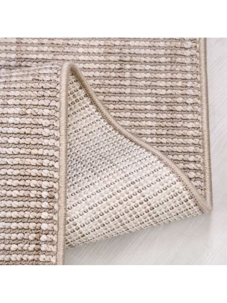 Crea Halı Cunda CE02K Bej Bukle Dokuma Modern Salon Halısı Mutfak Halısı Yolluk