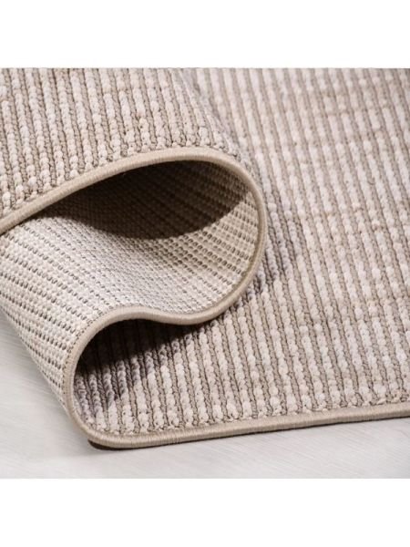 Crea Halı Cunda CE02K Bej Bukle Dokuma Modern Salon Halısı Mutfak Halısı Yolluk