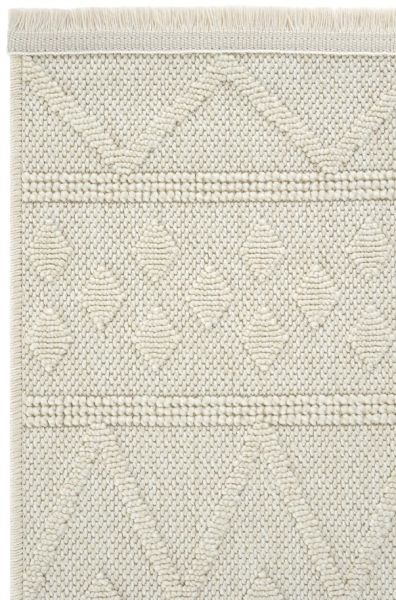 Seyran Halı Loopy 620 Krem Hasır Dokuma Modern Halı Jüt Dokulu Yolluk