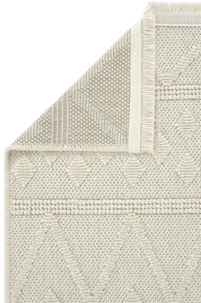 Seyran Halı Loopy 620 Krem Hasır Dokuma Modern Halı Jüt Dokulu Yolluk