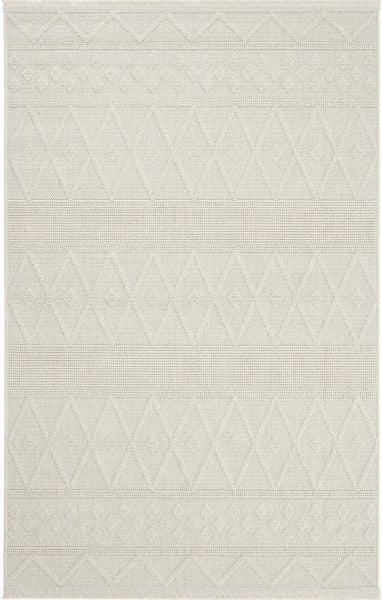 Seyran Halı Loopy 620 Krem Hasır Dokuma Modern Halı Jüt Dokulu Yolluk