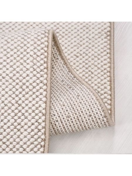 Crea Halı Cunda CE03K Krem Bukle Dokuma Modern Salon Halısı Mutfak Halısı Yolluk