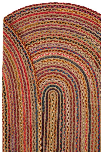 Milda Jüt 2'li Çift Taraflı İkili Yıkanabilir Multi Hav Toz Vermez Banyo Paspas Takımı 40x60cm & 50x80cm