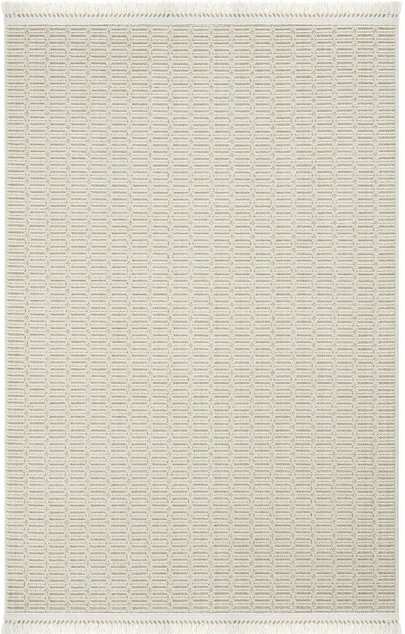 Seyran Halı Loopy 621 Krem Hasır Dokuma Modern Halı Jüt Dokulu Yolluk