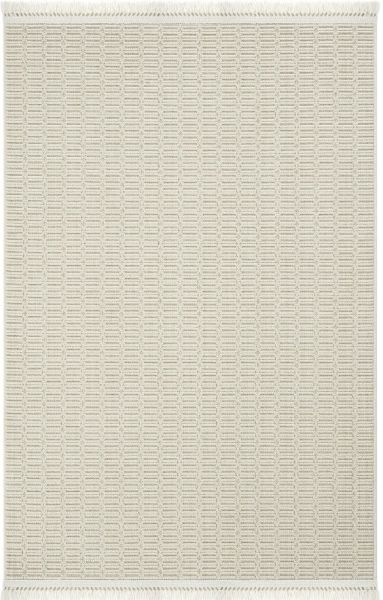 Seyran Halı Loopy 621 Krem Hasır Dokuma Modern Halı Jüt Dokulu Yolluk