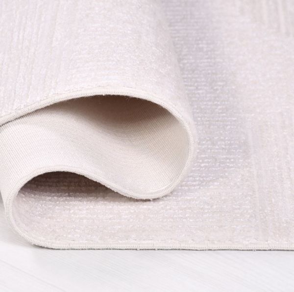 Crea Halı Klein 2313AK Beyaz Akrilik Dokuma Modern Salon Halısı My Crea Home