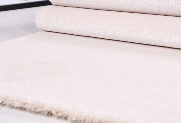 Crea Halı Klein 2313AK Beyaz Akrilik Dokuma Modern Salon Halısı My Crea Home