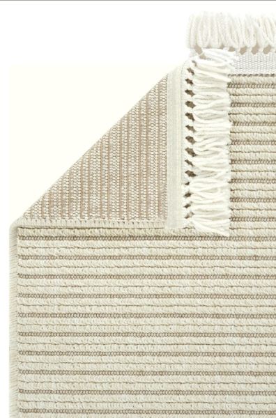 Seyran Halı Loopy 622 Krem Hasır Dokuma Modern Halı Jüt Dokulu Yolluk