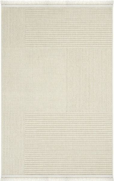 Seyran Halı Loopy 622 Krem Hasır Dokuma Modern Halı Jüt Dokulu Yolluk