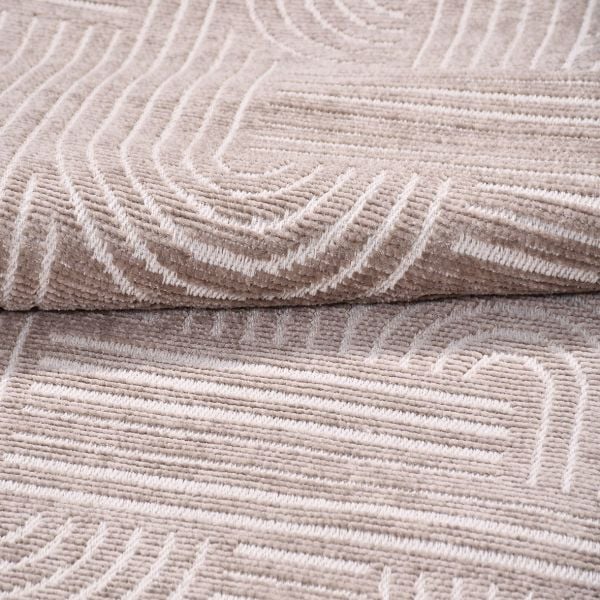 Crea Halı Rana 6111S Bej Yazlık Halı Kaydırmaz Taban Renkli Yıkanabilir Dokuma Kilim